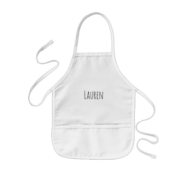 Custom Name Kids Apron (Front)