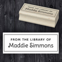 Custom Name Kids Book From The Library of