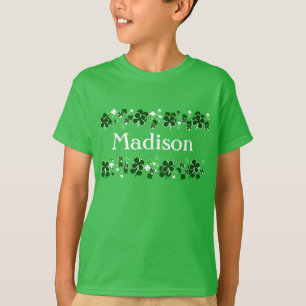 Custom Name Kids St. Patrick's Day T-Shirt