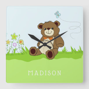 Custom name Kids' wall clocks