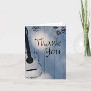 Custom name Kimberly - Guitar Thank You Note