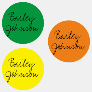 Custom Name Labels