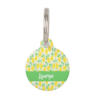 Lemon hotsell dog tag