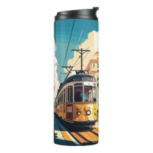 Custom Name Lisbon Portugal Thermal Tumbler