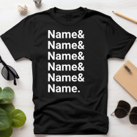 Custom Name List Funny Women Men Personalised Text
