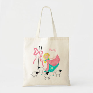 Custom Name Little Bo Peep Tote Bag