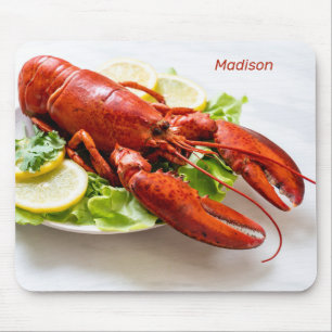 Custom Name Lobster Mouse Mat