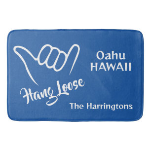 Custom Name, Location & Colour Shaka Bath Mat