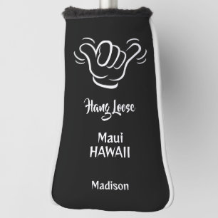 Custom Name, Location & Colour Shaka Golf Head Cover