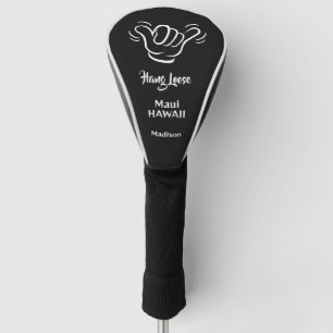 Custom Name, Location & Colour Shaka Golf Head Cover