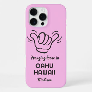 Custom Name, Location & Colour Shaka iPhone 16 Pro Max Case