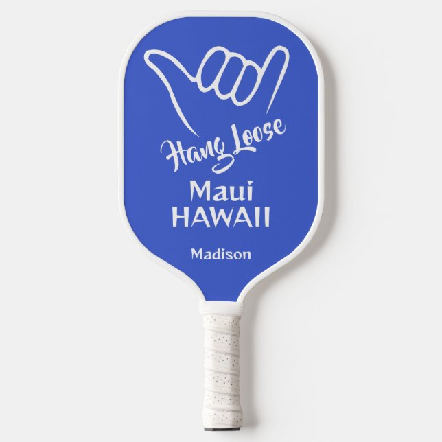 Custom Name, Location & Colour Shaka Pickleball Paddle (Front)