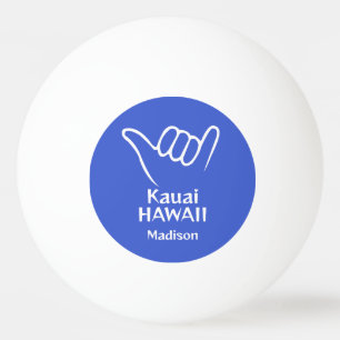 Custom Name, Location & Colour Shaka Ping Pong Ball