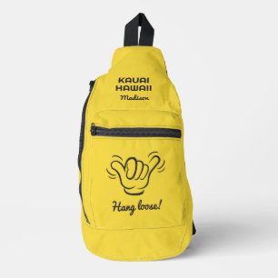 Custom Name, Location & Colour Shaka Sling Bag