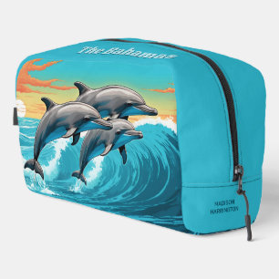 Custom Name & Location Dolphin Dopp Kit