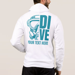 Custom Name & Location Scuba Diving Hoodie