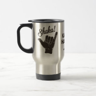Custom Name & Location Shaka Travel Mug
