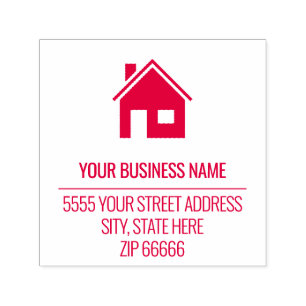 Custom Name Logo Address Colours Design Stamp