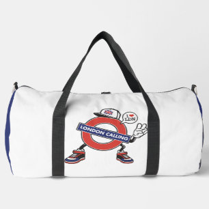 Custom Name London Calling Duffle Bag