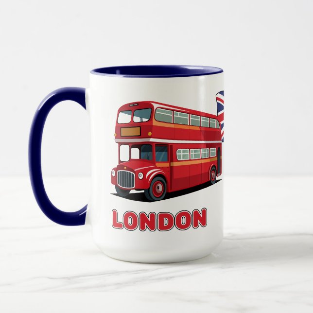 Custom Name London England Mug (Left)