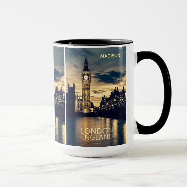 Custom Name London Mug (Right)
