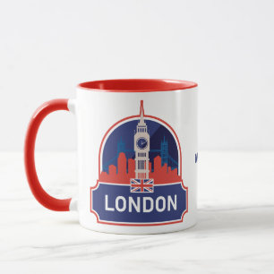 Custom Name London Mug