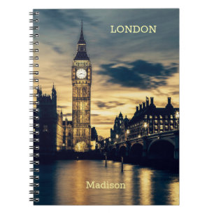 Custom Name London Notebook