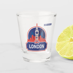 Custom Name London Shot Glass