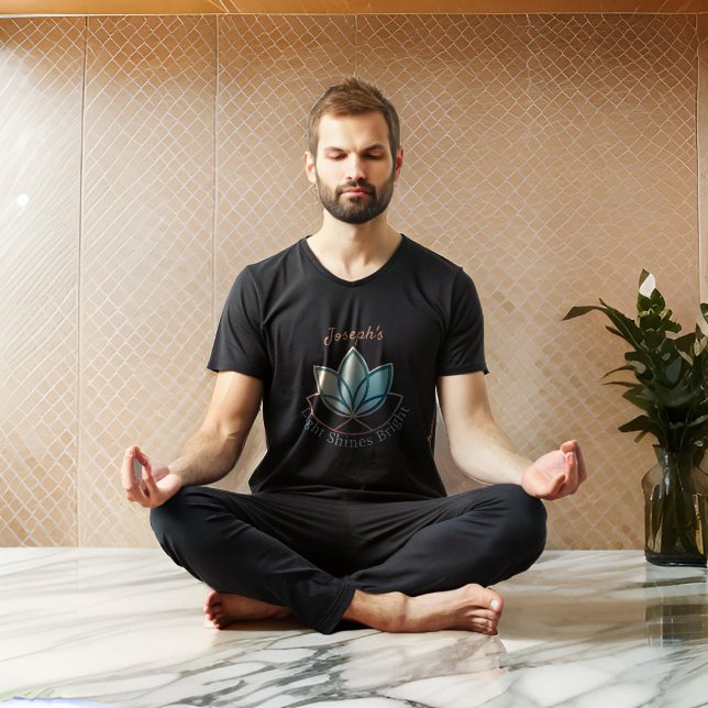 Custom Name Lotus T-Shirt - [NAME] Shines Bright  (Creator Uploaded)