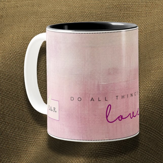 Custom Name Love Script Heather Dusk Poet Mug (Creator Uploaded)