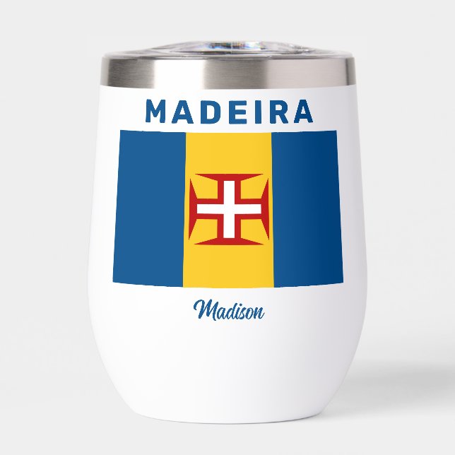 Custom Name Madeira Flag (Front)