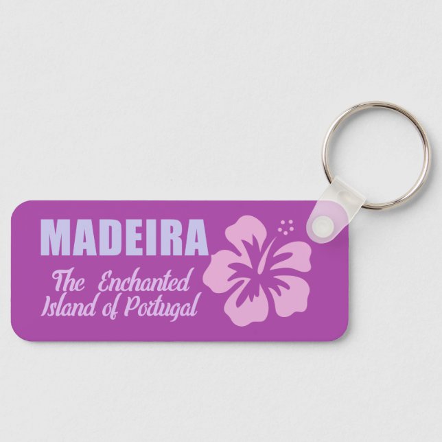 Custom Name Madeira Key Ring (Front)