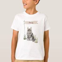 Custom Name Maine Coon Cat Pet