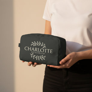 Custom Name Makeup Bag for Bridal Shower Gift