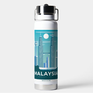 Custom name MALAYSIA Water Bottle