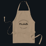 Custom name master Baker Established year Standard Apron<br><div class="desc">Whisk in the Sweetness of Talent with the Custom Name Master Baker Established Year Adult Apron! Unleash the culinary genius in your kitchen with this personalised, chic, and exceptionally unique Master Baker Apron. Designed to inspire and recognise the confectionery artist in your home, this apron is the perfect blend of...</div>