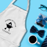 Custom Name Master of Grills Father's Day Standard Apron<br><div class="desc">Custom Name Master of Grills Father's Day Apron.</div>