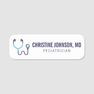 Custom Name   Medical Stethoscope   Doctor Nurse Tag