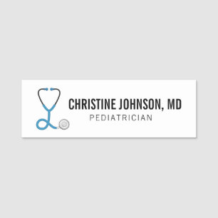 Custom Name   Medical Stethoscope   Doctor Nurse Tag