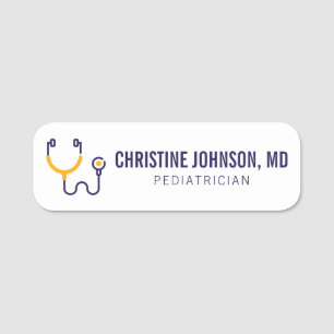 Custom Name   Medical Stethoscope   Doctor Nurse Tag