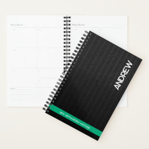 Custom Name & Message Personalized Modern Planner
