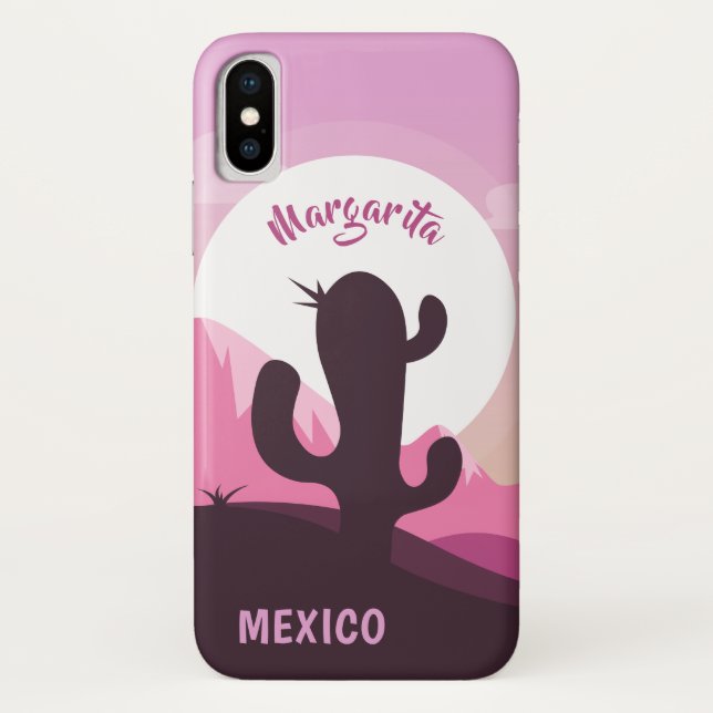 Custom name Mexican Desert phone cases (Back)