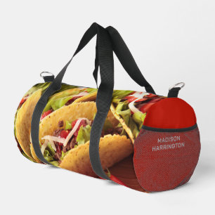 Custom Name Mexican Food Duffle Bag