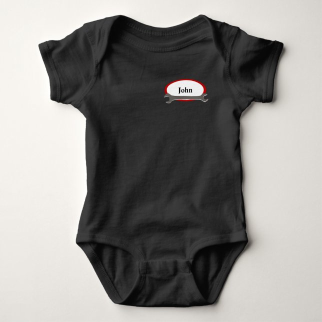 Custom Name Mini Mechanic Bodysuit (Front)