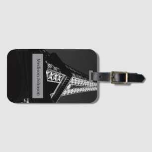 Custom Name Minimal Business Card Design Luggage Tag