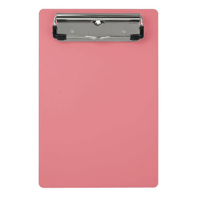 Custom Name Minimalist One Colour  Mini Clipboard (Front)