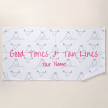 Custom Name Modern Bikini Pattern Summer