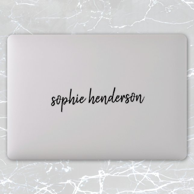 Custom Name | Modern Script Handwritten Laptop (Creator Uploaded)