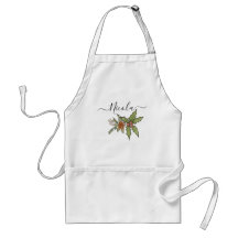 Custom Name Monogramed  cooking Chef Baking Pocket