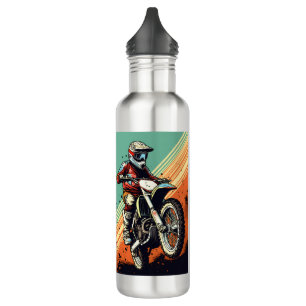 Custom Name Motocross 710 Ml Water Bottle